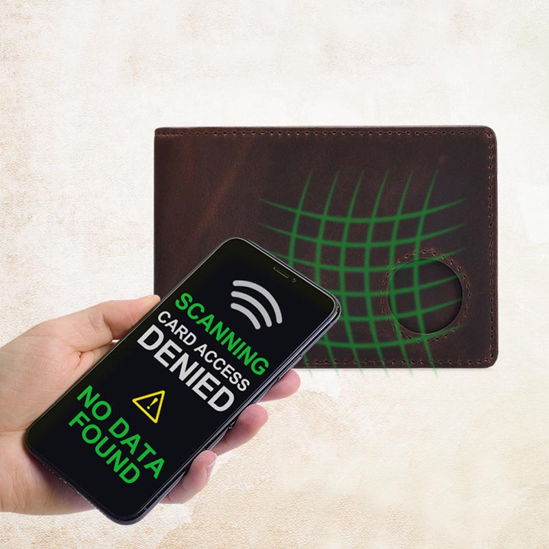Multifunctional Apple Wallet Rfid Blocking Purse With Airtag Slot