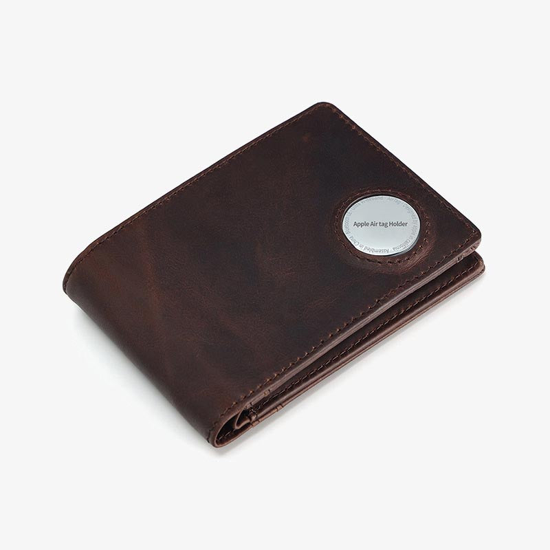 Multifunctional Apple Wallet Rfid Blocking Purse With Airtag Slot