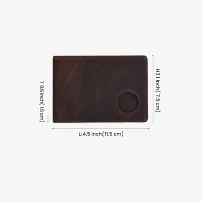 Multifunctional Apple Wallet Rfid Blocking Purse With Airtag Slot