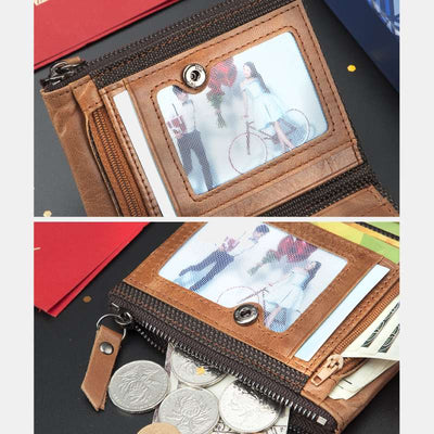 Genuine Leather Multifunctional Wallet