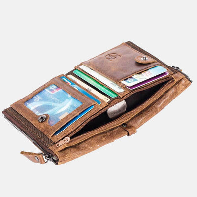 Genuine Leather Multifunctional Wallet