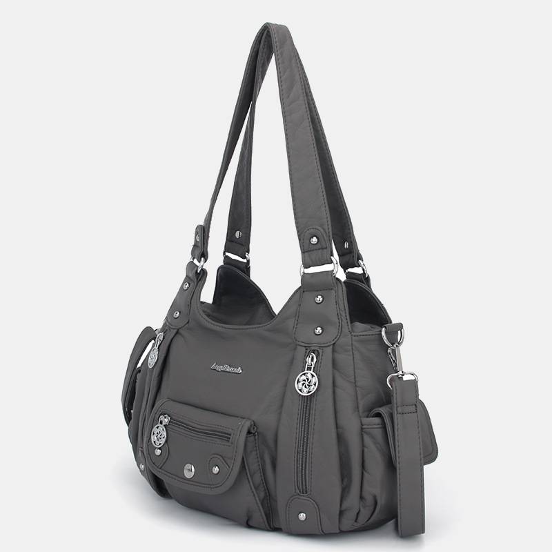 Multi-Pocket Travel Messenger Shoulder Bag