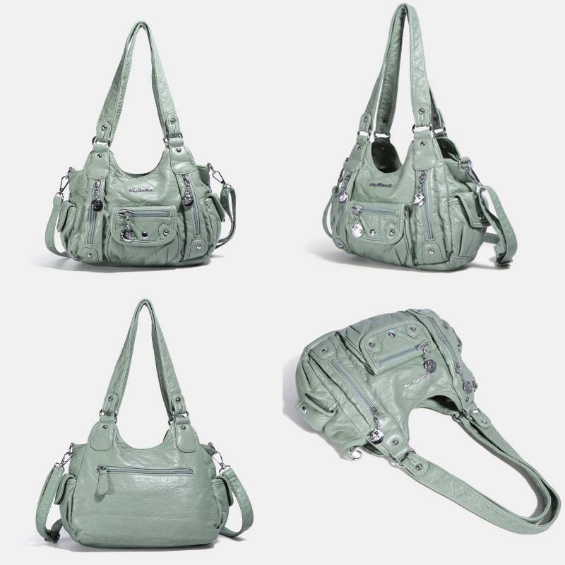 Multi-Pocket Travel Messenger Shoulder Bag