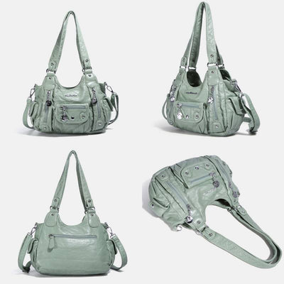 Multi-Pocket Travel Messenger Shoulder Bag