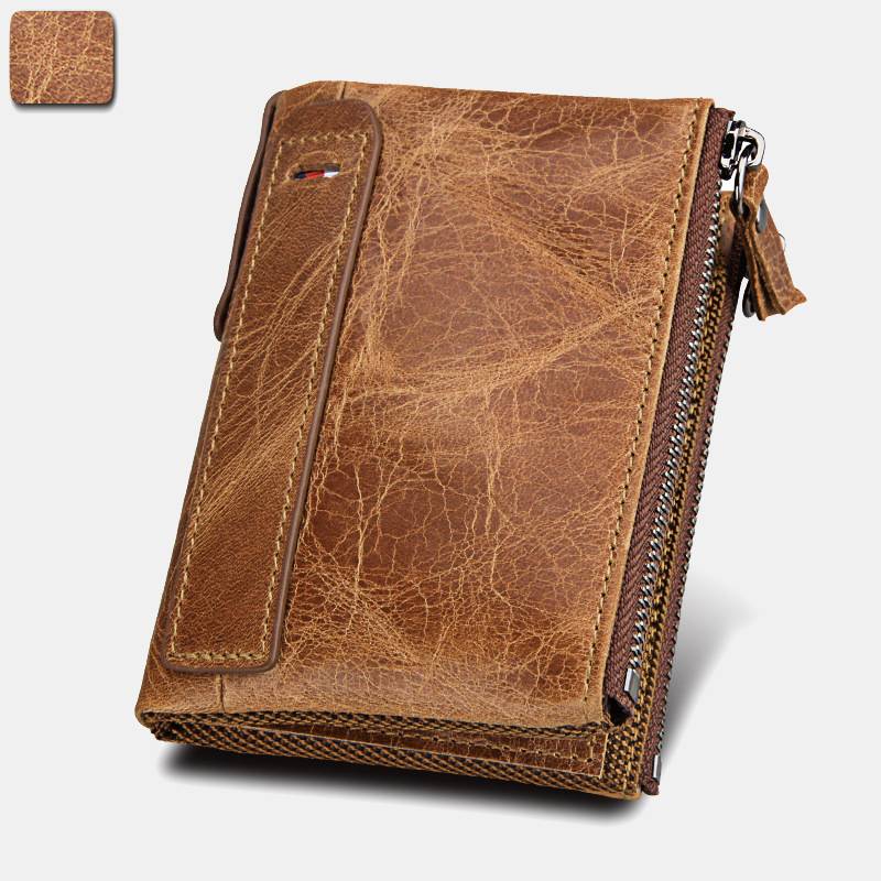 Men's Genuine Leather RFID Wallet