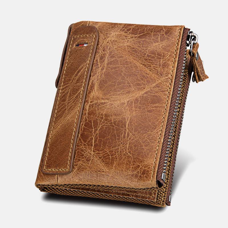 Men's Genuine Leather RFID Wallet