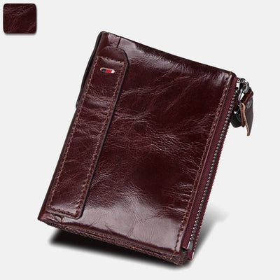 Men's Genuine Leather RFID Wallet