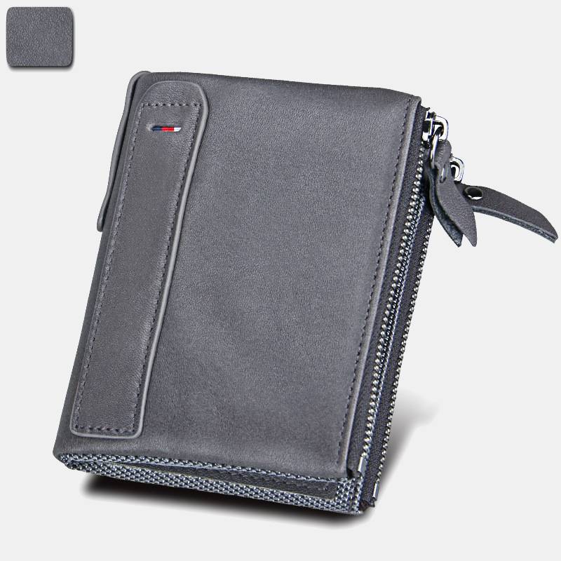 Men's Genuine Leather RFID Wallet