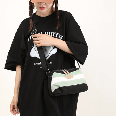 Canvas Crossbody Bag for Women Lightweight Small Shoulder Purse