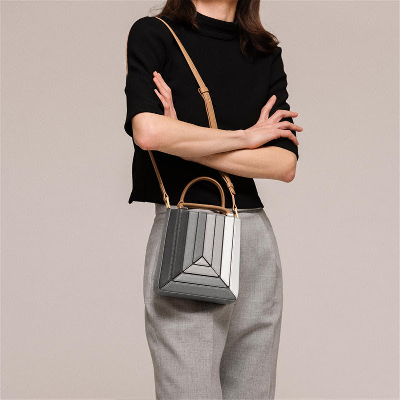 Handbag For Women Drawstring PU Leather Pleated Crossbody Shoulder Bag