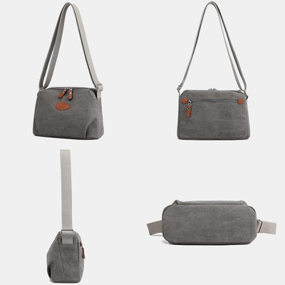 Canvas Crossbody Bag for Women Lightweight Small Shoulder Purse