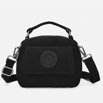 Multiple Color Crossbody Handbag Lightweight Nylon Printed Purse For Women
