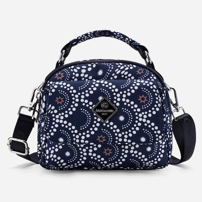 Multiple Color Crossbody Handbag Lightweight Nylon Printed Purse For Women