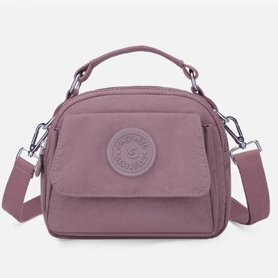 Multiple Color Crossbody Handbag Lightweight Nylon Printed Purse For Women