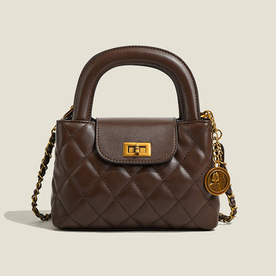 Elegant Chain Purse Vegan Leather Crossbody Bag For Women
