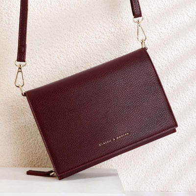 Triple Compartment Phone Bag Women Large Horizontal Crossbody Bag