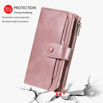 2 In 1 Phone Case For Iphone Multiple Slot Wallet