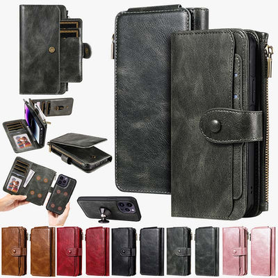 2 In 1 Phone Case For Iphone Multiple Slot Wallet