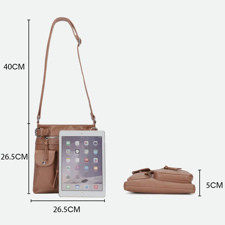 Large-Capacity Waterproof Crossbody Bag