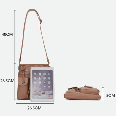Large-Capacity Waterproof Crossbody Bag