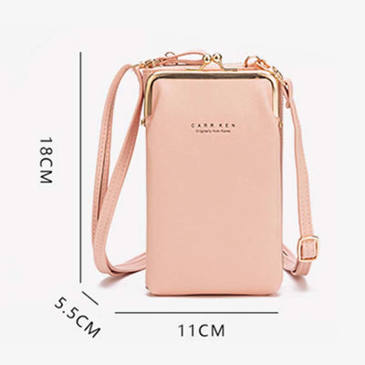 Large Capacity Kiss-Lock Wallet Crossbody Phone Bag (BUY 1 GET 1 FREE)