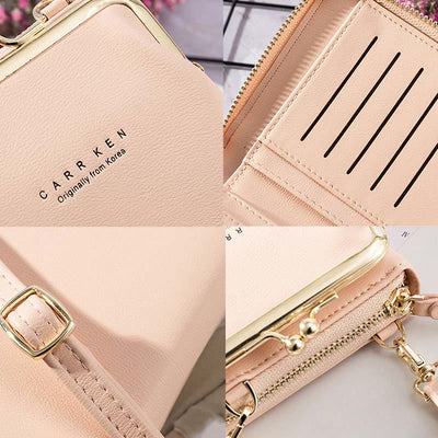 Large Capacity Kiss-Lock Wallet Crossbody Phone Bag (BUY 1 GET 1 FREE)