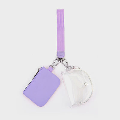Mini Wristlet Wallet for Women Lightweight Nylon Coin Purses Pouch