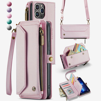 Cellphone Bag Wallet for Samsung Z Fold 3/4/5 RFID Blocking Crossbody Purses Clutch