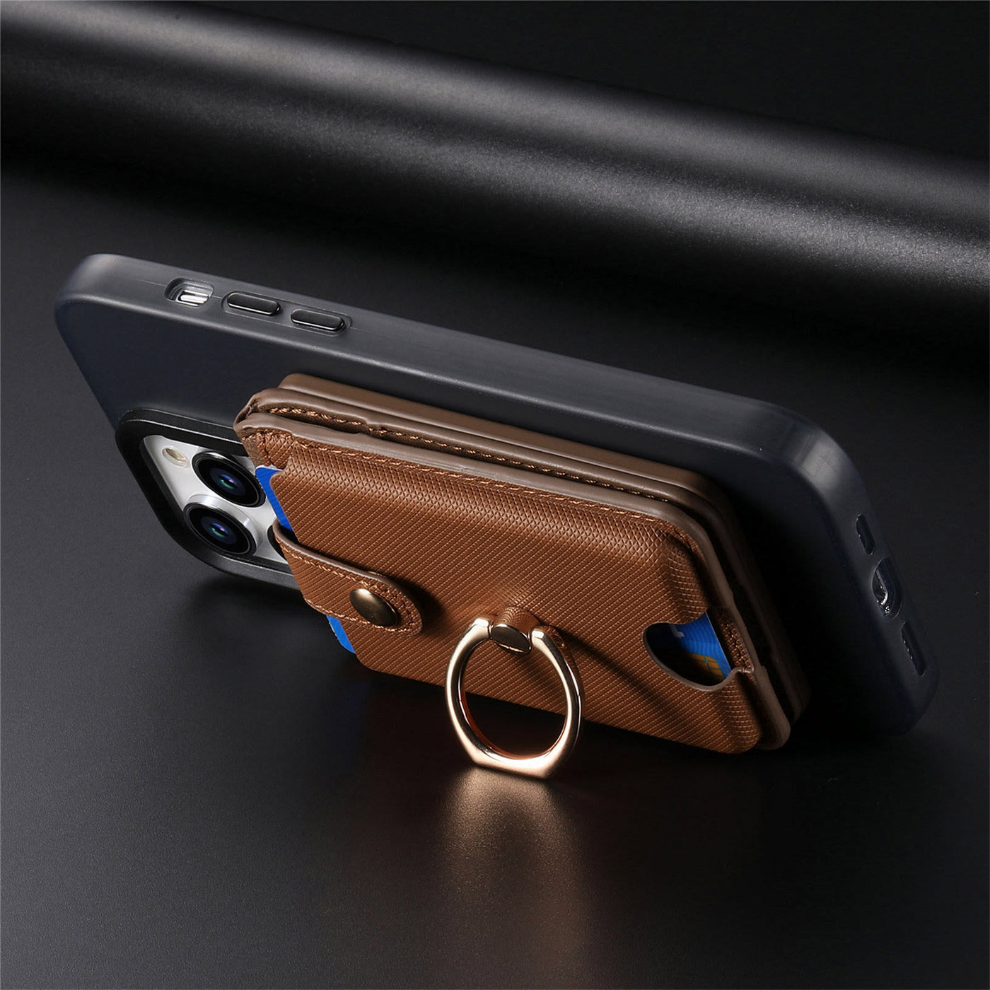 Magnetic Wallet Compatible with MagSafe RFID Blocking Wallet for iPhone