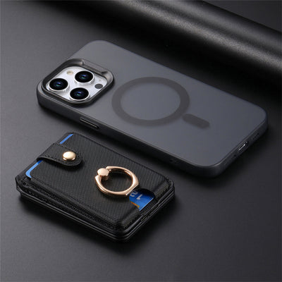 Magnetic Wallet Compatible with MagSafe RFID Blocking Wallet for iPhone