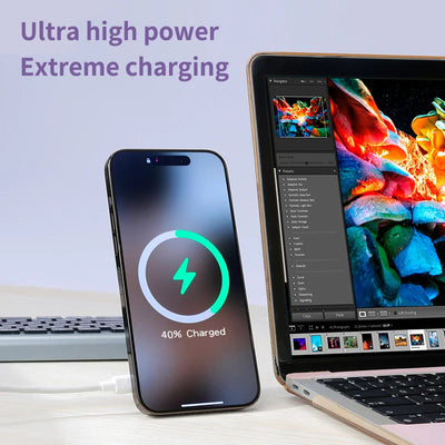 4-IN-1 Magsafe Wallet for iPhone Wireless Charging Case with Card Holder