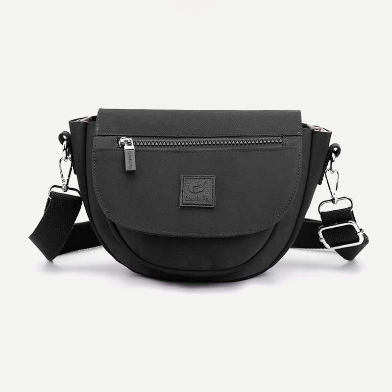 Waterproof Nylon Saddle Bag Small Crossover Shoulder Sling Purse