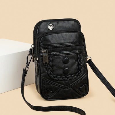 Large Capacity Retro Mobile Phone Bag Crossbody Bag