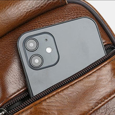 Genuine Leather Sling Bag Purse Crossbody Bags for Men