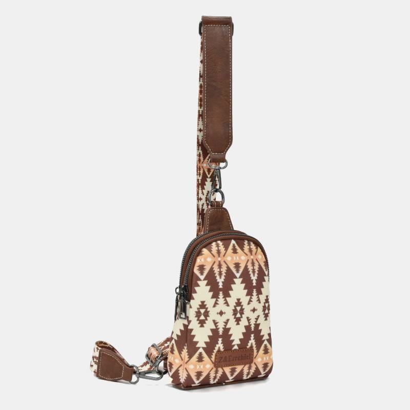 Vintage Bohemian Sling Bag Ethnic Style Crossbody Bag For Women
