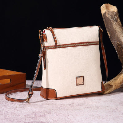 Crossbody Bag For Women Lychee Grain Texture Multi-color Leather Bag