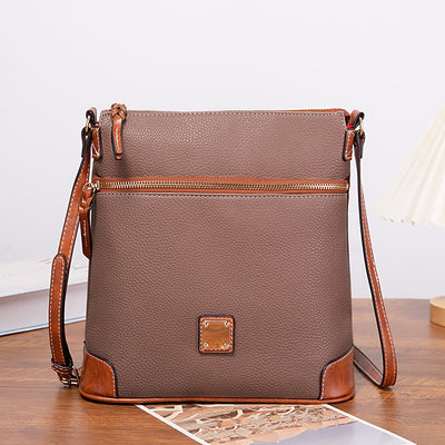 Crossbody Bag For Women Lychee Grain Texture Multi-color Leather Bag