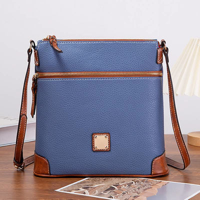 Crossbody Bag For Women Lychee Grain Texture Multi-color Leather Bag