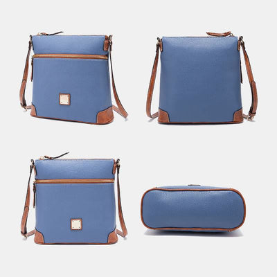Crossbody Bag For Women Lychee Grain Texture Multi-color Leather Bag