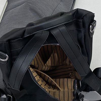 3-Way-Use Anti-theft Backpack Shoulder Bag for Women Maillard Brown Travel Bag