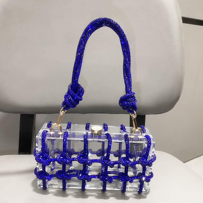 Rhinestone Clutch Crystal Evening Bag Glitte Party Handbag