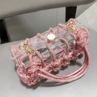 Rhinestone Clutch Crystal Evening Bag Glitte Party Handbag