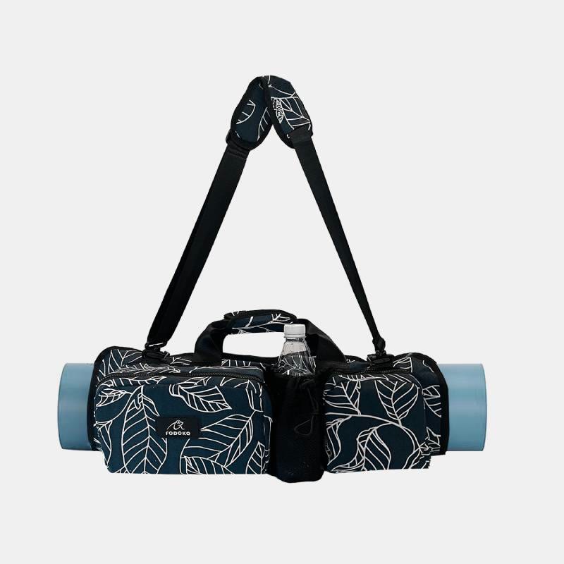 Exercise Yoga Mat Bag Carrier for Women Men with Multi-Pockets Adjustable Strap