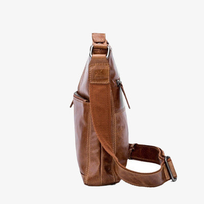 Small Soft Leather Crossbody for Men Messenger Bag Man Purse