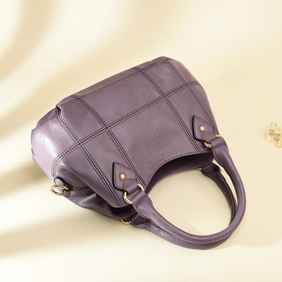 Women Handbag Purse Triple Compartment Satchel Messenger Tote Crossbody Bag