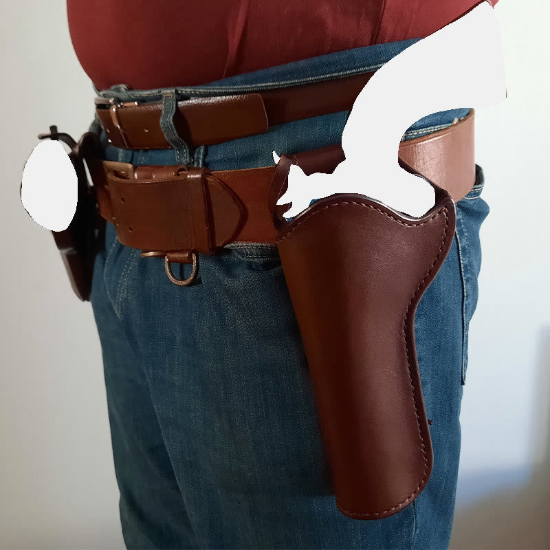 Retro Leather Holster Western Style Revolvers Colt Clones