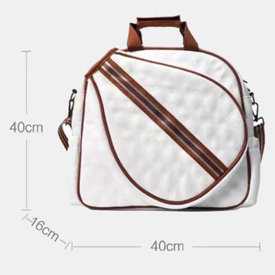 Padel Tennis Racket Bag Minimalist Leather Hand Held Sports Tote