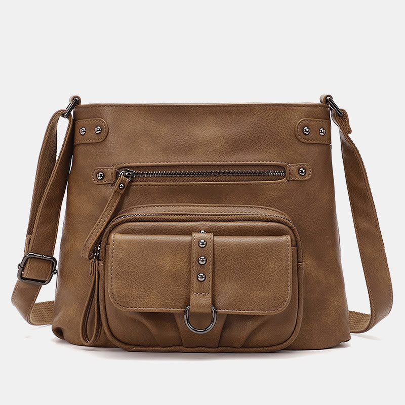 Crossbody Bag for Women Zip Adjustable Strap Soft Leather Shoulder Handbags