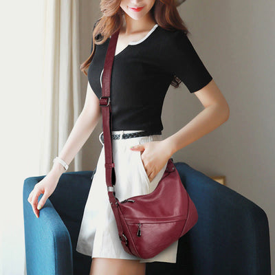 Crossbody Bag For Women Anti Scratch Leather Leisuer Shopping Bag