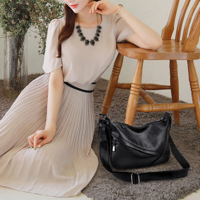 Crossbody Bag For Women Anti Scratch Leather Leisuer Shopping Bag